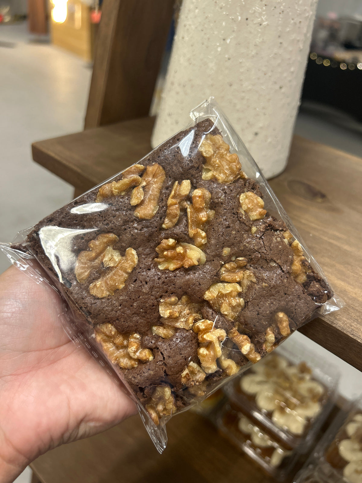 Brownie con walnuts